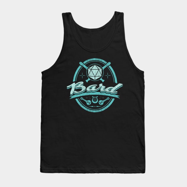 Bard: RPG Tabletop Tank Top by PluginTees